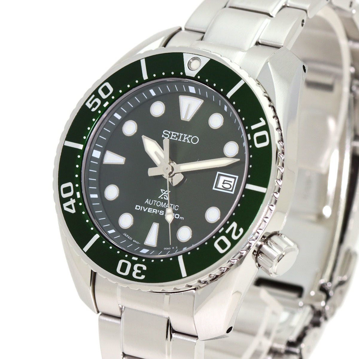 SEIKO Prospex Diver Green Watches SBDC081 Stainless Steel/Stainless Steel mens