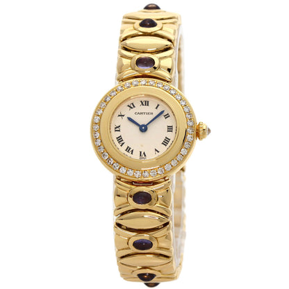 CARTIER Colisee Belle Epoque Sapphire Watches WE1008EP K18 Yellow Gold/18K Yellow Gold Ladies