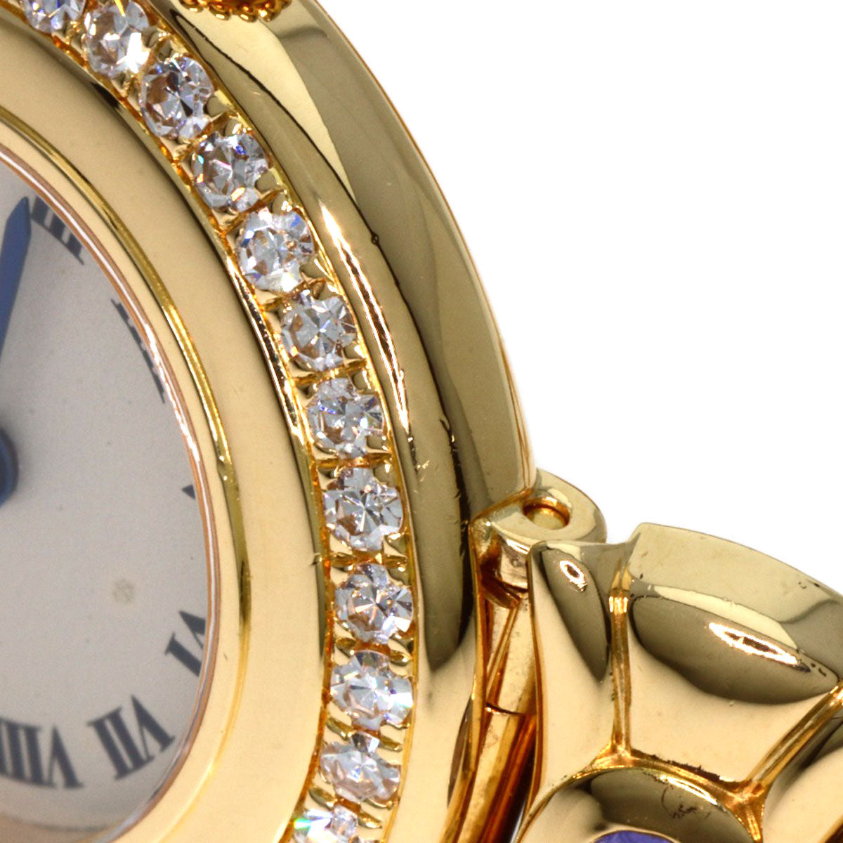 CARTIER Colisee Belle Epoque Sapphire Watches WE1008EP K18 Yellow Gold/18K Yellow Gold Ladies