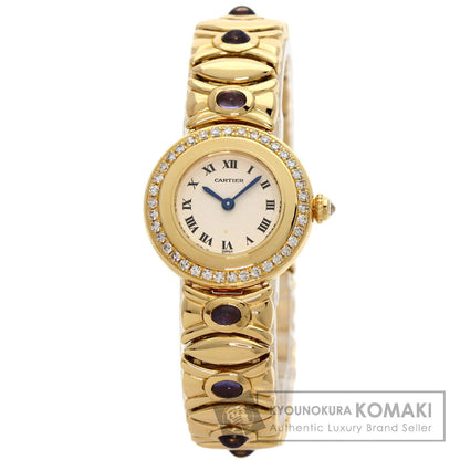 CARTIER Colisee Belle Epoque Sapphire Watches WE1008EP K18 Yellow Gold/18K Yellow Gold Ladies