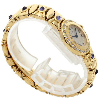 CARTIER Colisee Belle Epoque Sapphire Watches WE1008EP K18 Yellow Gold/18K Yellow Gold Ladies