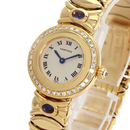 CARTIER Colisee Belle Epoque Sapphire Watches WE1008EP K18 Yellow Gold/18K Yellow Gold Ladies