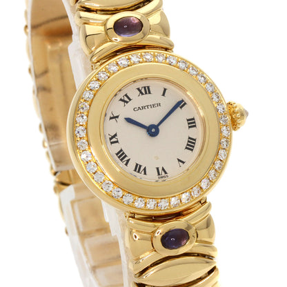 CARTIER Colisee Belle Epoque Sapphire Watches WE1008EP K18 Yellow Gold/18K Yellow Gold Ladies