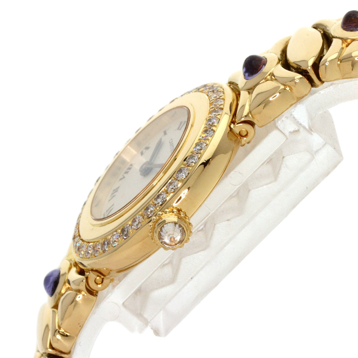 CARTIER Colisee Belle Epoque Sapphire Watches WE1008EP K18 Yellow Gold/18K Yellow Gold Ladies
