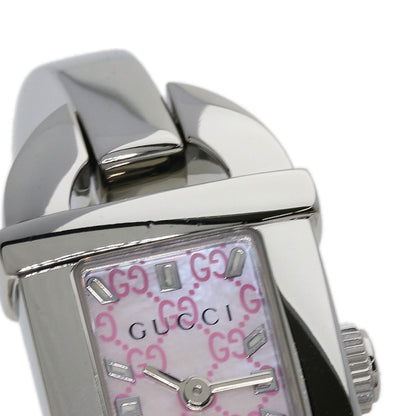 GUCCI Square face Watches 6800L Stainless Steel/Stainless Steel Ladies
