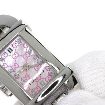 GUCCI Square face Watches 6800L Stainless Steel/Stainless Steel Ladies