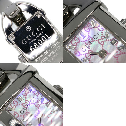 GUCCI Square face Watches 6800L Stainless Steel/Stainless Steel Ladies