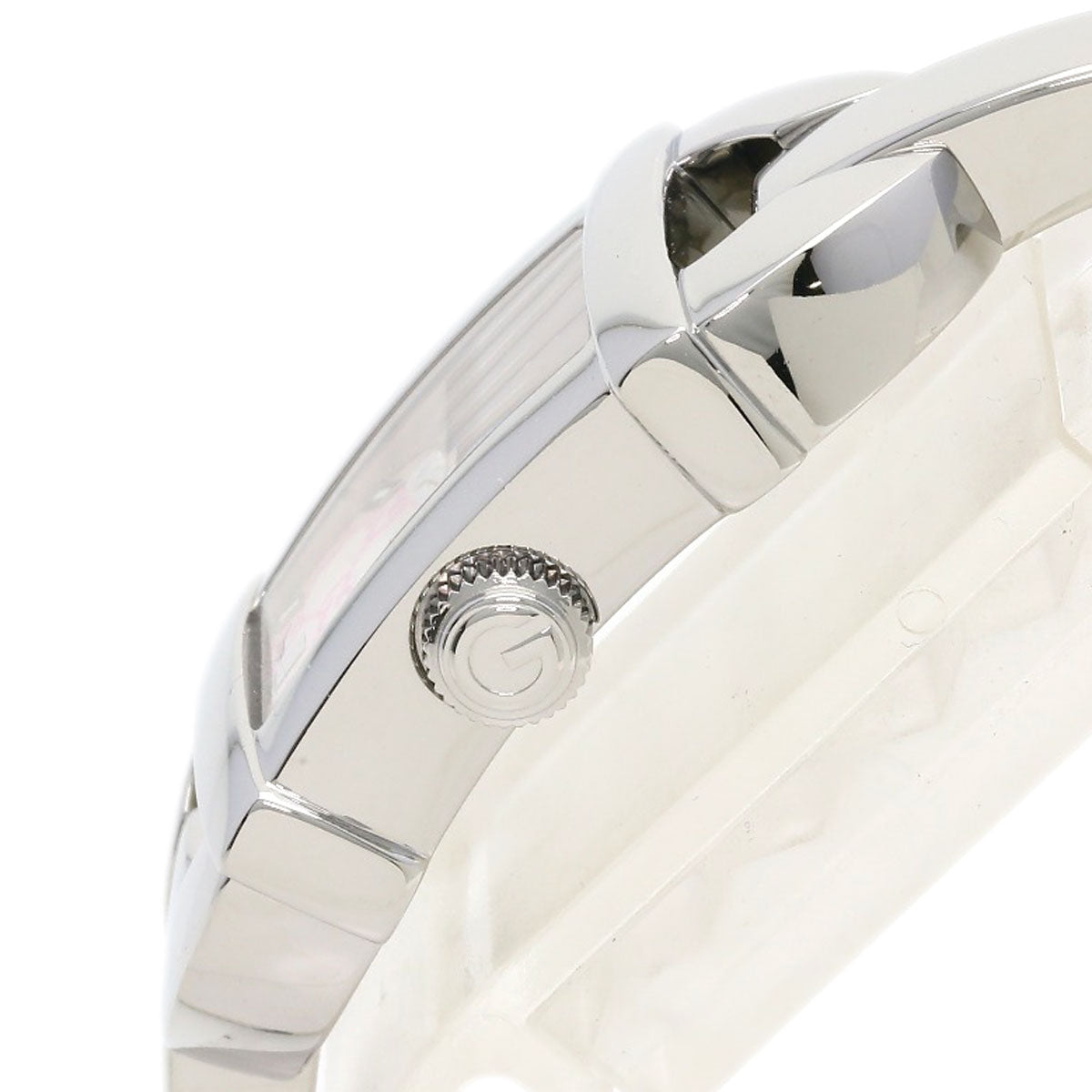 GUCCI Square face Watches 6800L Stainless Steel/Stainless Steel Ladies