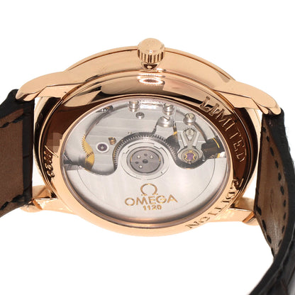 OMEGA De Ville Prestige Limited to 1120 pieces Watches 4601.54.11 K18 Pink Gold/Leather mens