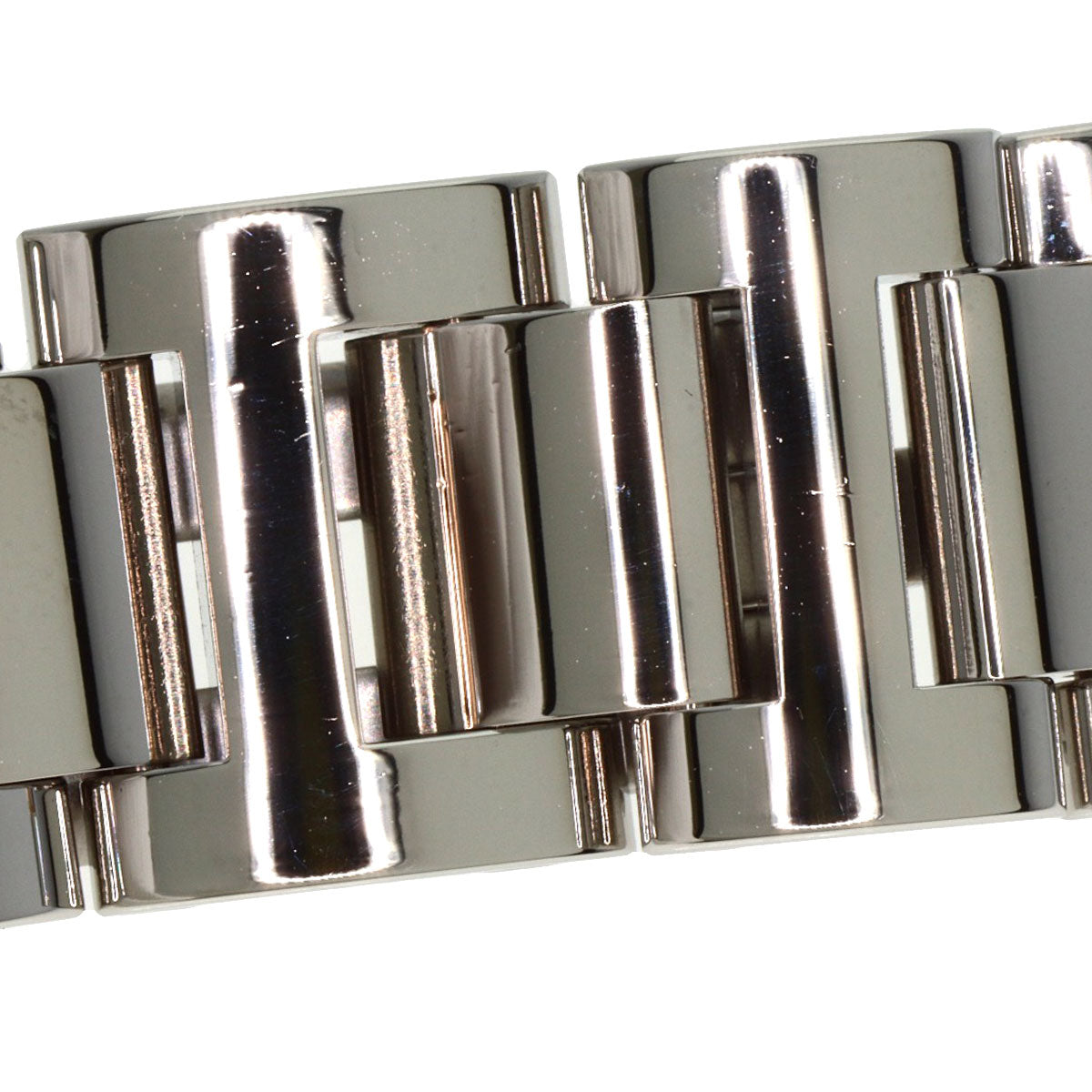 CARTIER Baron Blue 1.1" 11P Diamond Watches WE902030 Stainless Steel/SSxK18PG Ladies