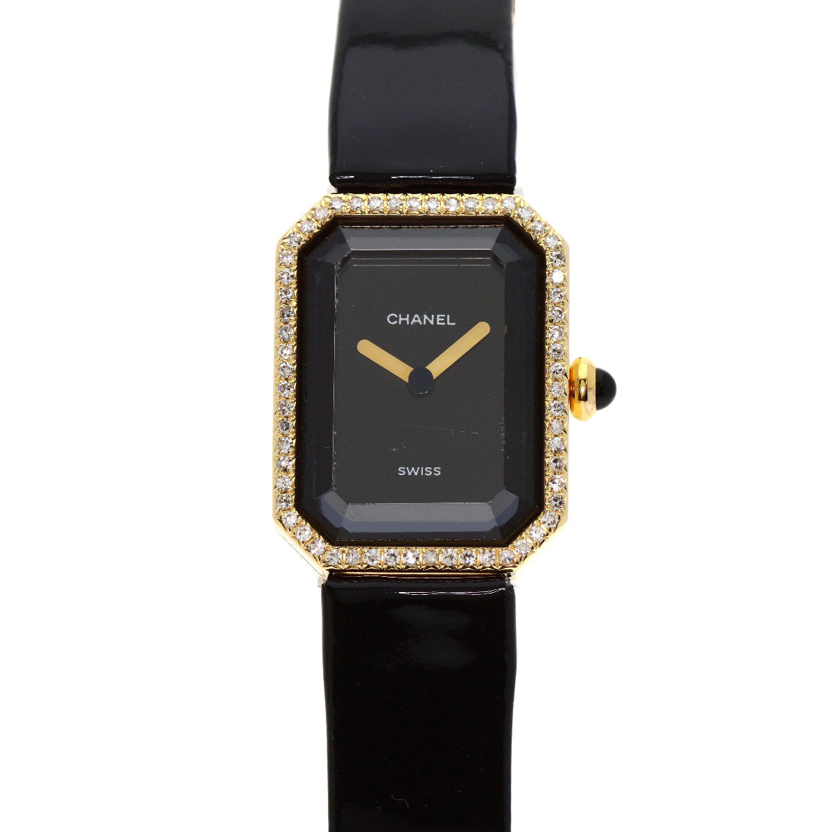 CHANEL Premiere Watches H0094 K18 Yellow Gold/Leather Ladies