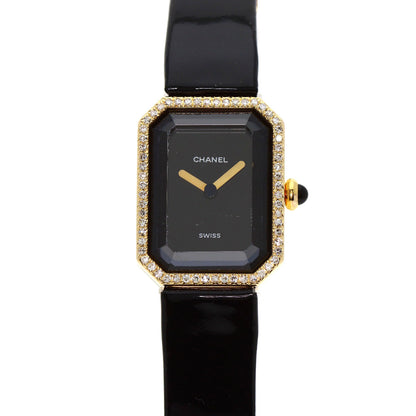CHANEL Premiere Watches H0094 K18 Yellow Gold/Leather Ladies