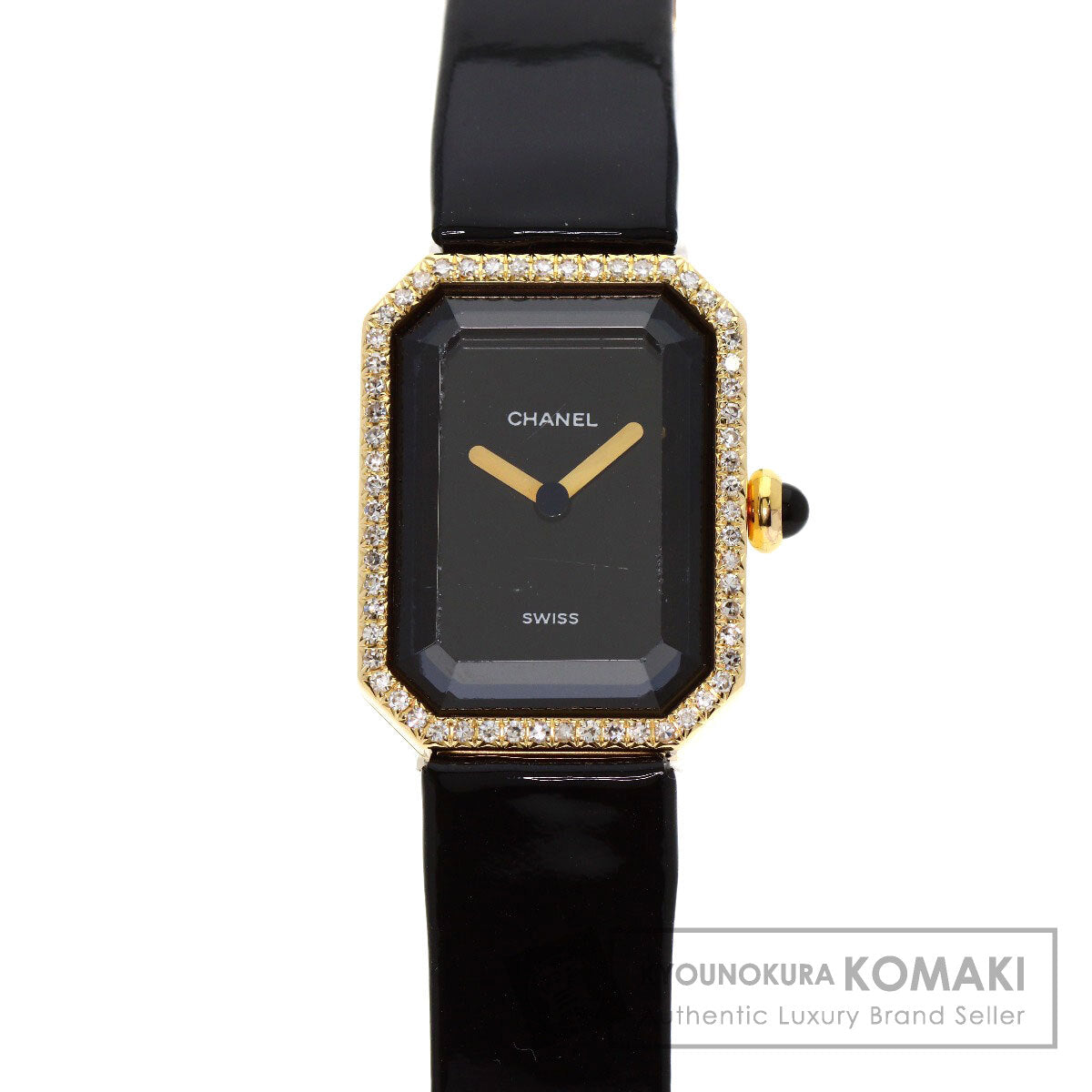 CHANEL Premiere Watches H0094 K18 Yellow Gold/Leather Ladies