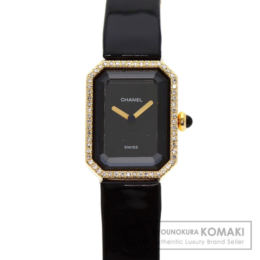 CHANEL Premiere Watches H0094 K18 Yellow Gold/Leather Ladies
