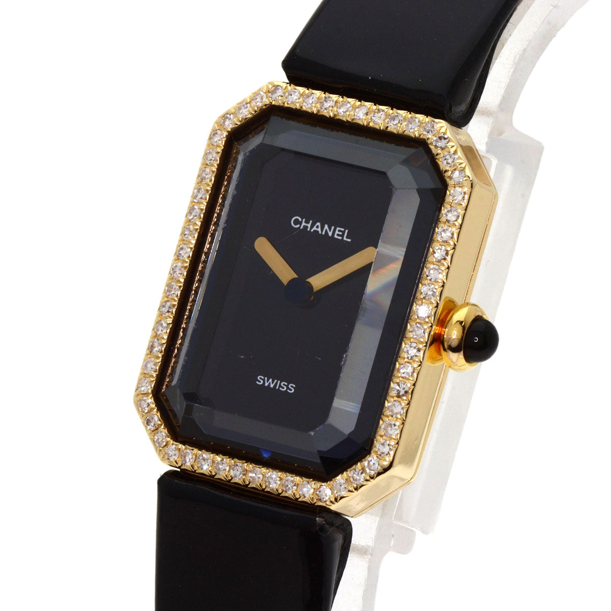CHANEL Premiere Watches H0094 K18 Yellow Gold/Leather Ladies