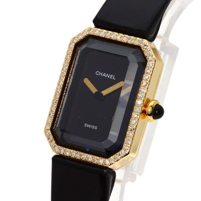 CHANEL Premiere Watches H0094 K18 Yellow Gold/Leather Ladies