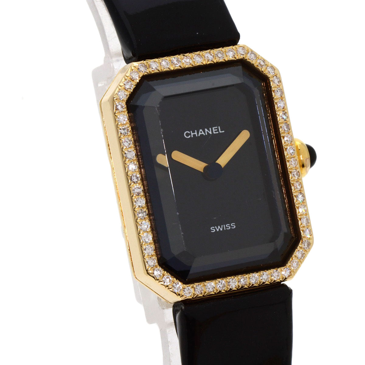 CHANEL Premiere Watches H0094 K18 Yellow Gold/Leather Ladies