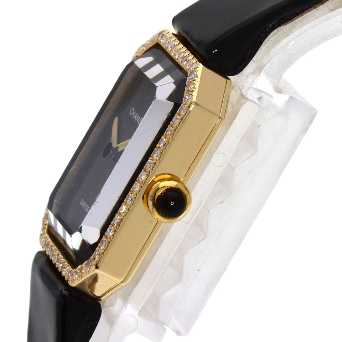 CHANEL Premiere Watches H0094 K18 Yellow Gold/Leather Ladies