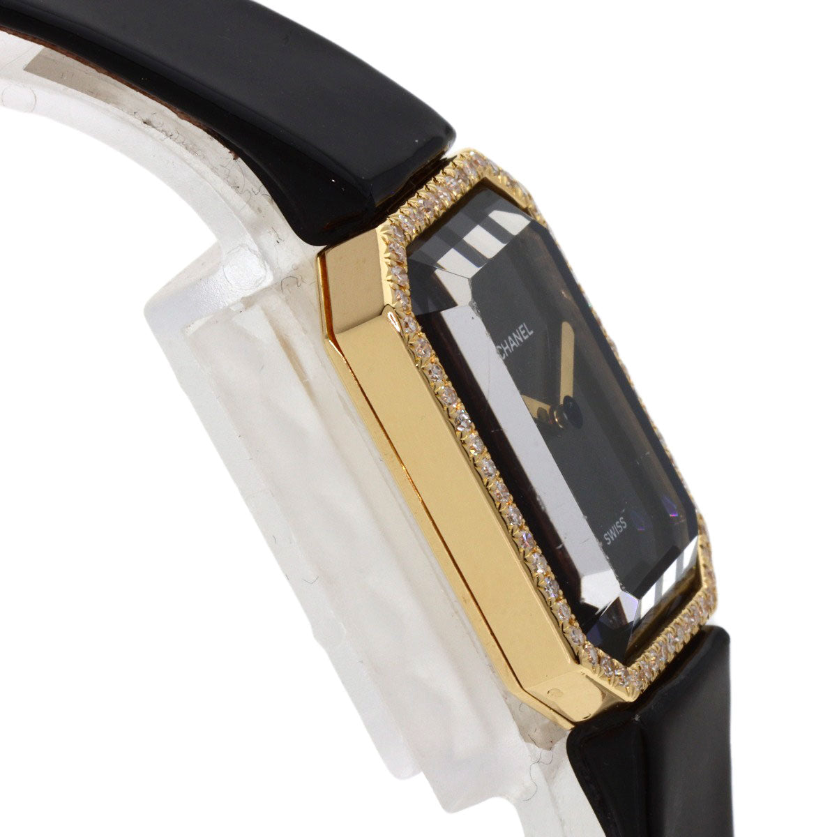 CHANEL Premiere Watches H0094 K18 Yellow Gold/Leather Ladies