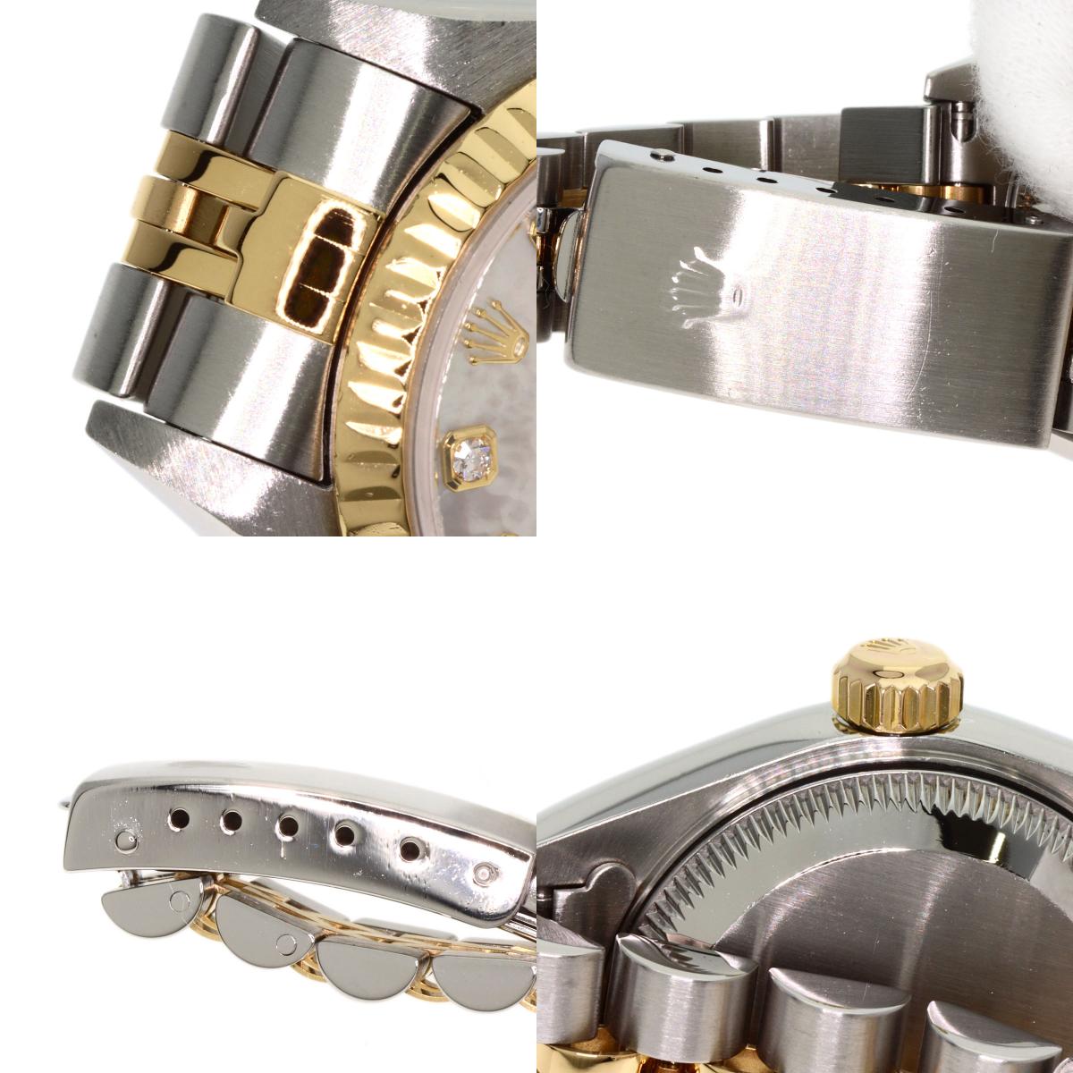 ROLEX DATEJUST 10P Diamond Watches 79173NG Stainless Steel/SSxK18YG Ladies