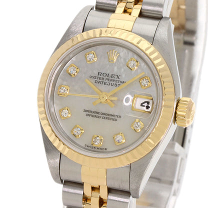ROLEX DATEJUST 10P Diamond Watches 79173NG Stainless Steel/SSxK18YG Ladies