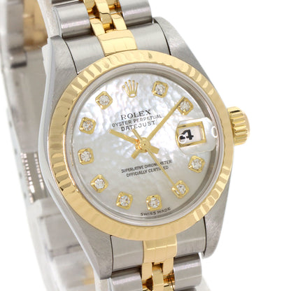 ROLEX DATEJUST 10P Diamond Watches 79173NG Stainless Steel/SSxK18YG Ladies