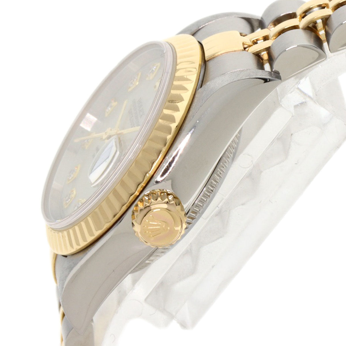 ROLEX DATEJUST 10P Diamond Watches 79173NG Stainless Steel/SSxK18YG Ladies