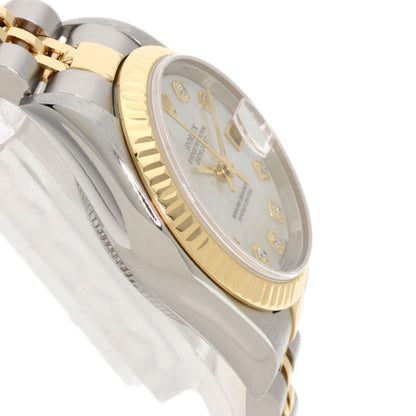 ROLEX DATEJUST 10P Diamond Watches 79173NG Stainless Steel/SSxK18YG Ladies