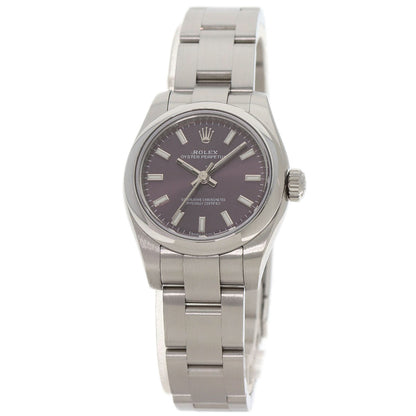 ROLEX Oyster Perpetual 26 Red Grape Watches 176200 Stainless Steel/Stainless Steel Ladies