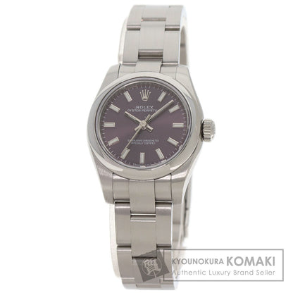 ROLEX Oyster Perpetual 26 Red Grape Watches 176200 Stainless Steel/Stainless Steel Ladies