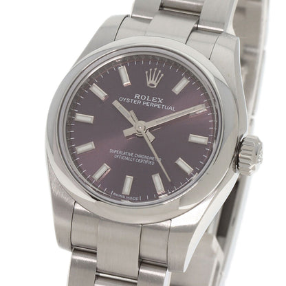 ROLEX Oyster Perpetual 26 Red Grape Watches 176200 Stainless Steel/Stainless Steel Ladies
