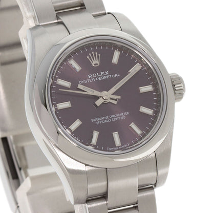 ROLEX Oyster Perpetual 26 Red Grape Watches 176200 Stainless Steel/Stainless Steel Ladies
