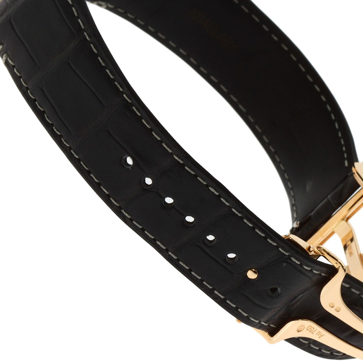 CARTIER Santos de Cartier LM Watches WGSA0019 K18 Pink Gold/Leather mens