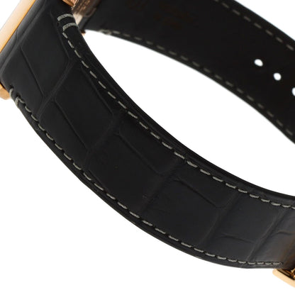 CARTIER Santos de Cartier LM Watches WGSA0019 K18 Pink Gold/Leather mens