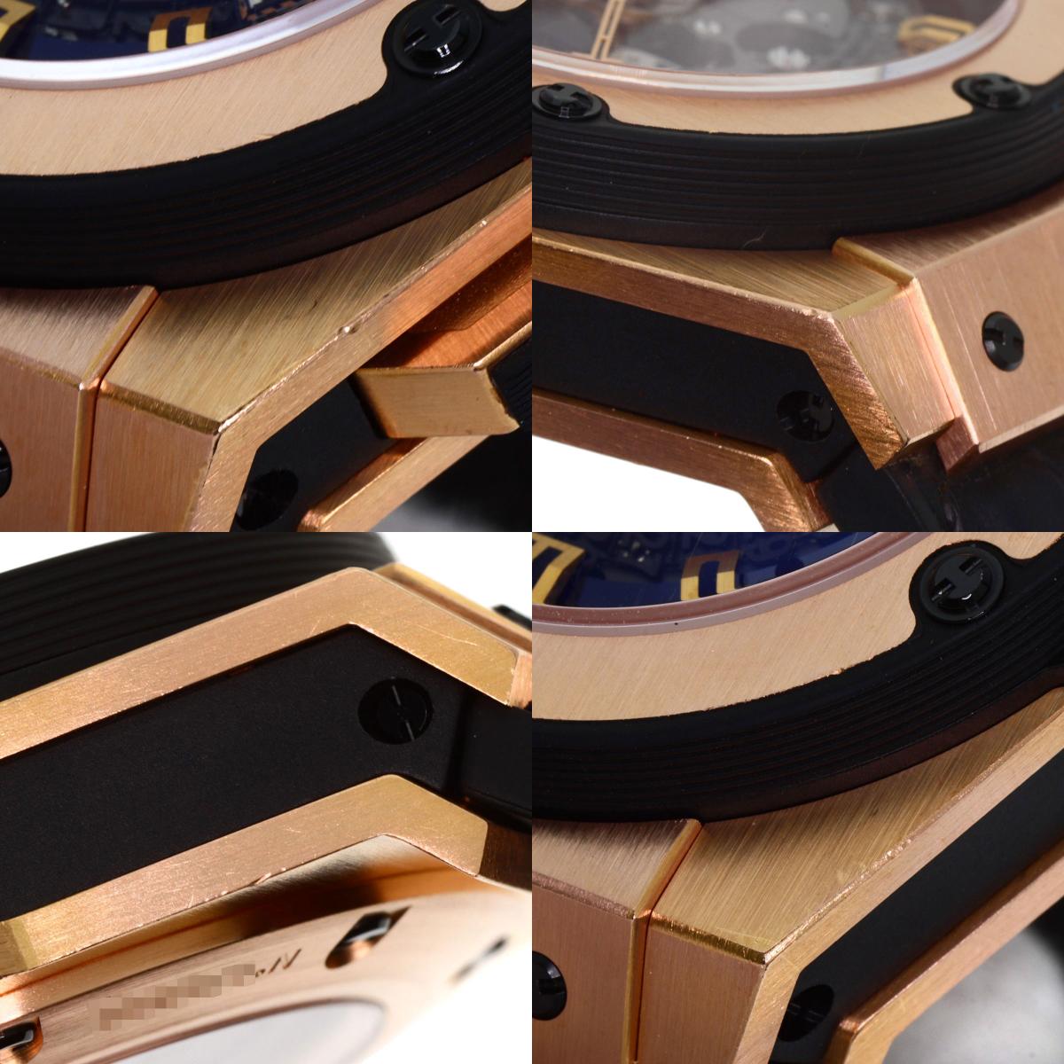 HUBLOT Big Bang Unico King Gold Limited to 500 pieces Watches 701.OX.0180.RX K18 Pink Gold/Rubber mens