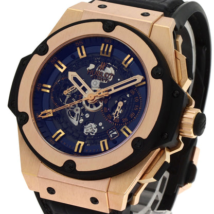 HUBLOT Big Bang Unico King Gold Limited to 500 pieces Watches 701.OX.0180.RX K18 Pink Gold/Rubber mens