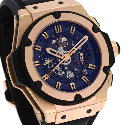 HUBLOT Big Bang Unico King Gold Limited to 500 pieces Watches 701.OX.0180.RX K18 Pink Gold/Rubber mens