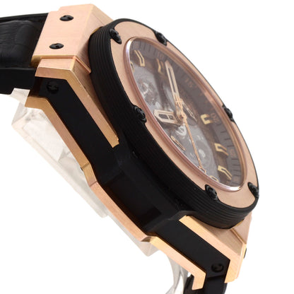 HUBLOT Big Bang Unico King Gold Limited to 500 pieces Watches 701.OX.0180.RX K18 Pink Gold/Rubber mens