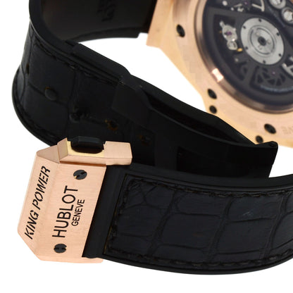 HUBLOT Big Bang Unico King Gold Limited to 500 pieces Watches 701.OX.0180.RX K18 Pink Gold/Rubber mens