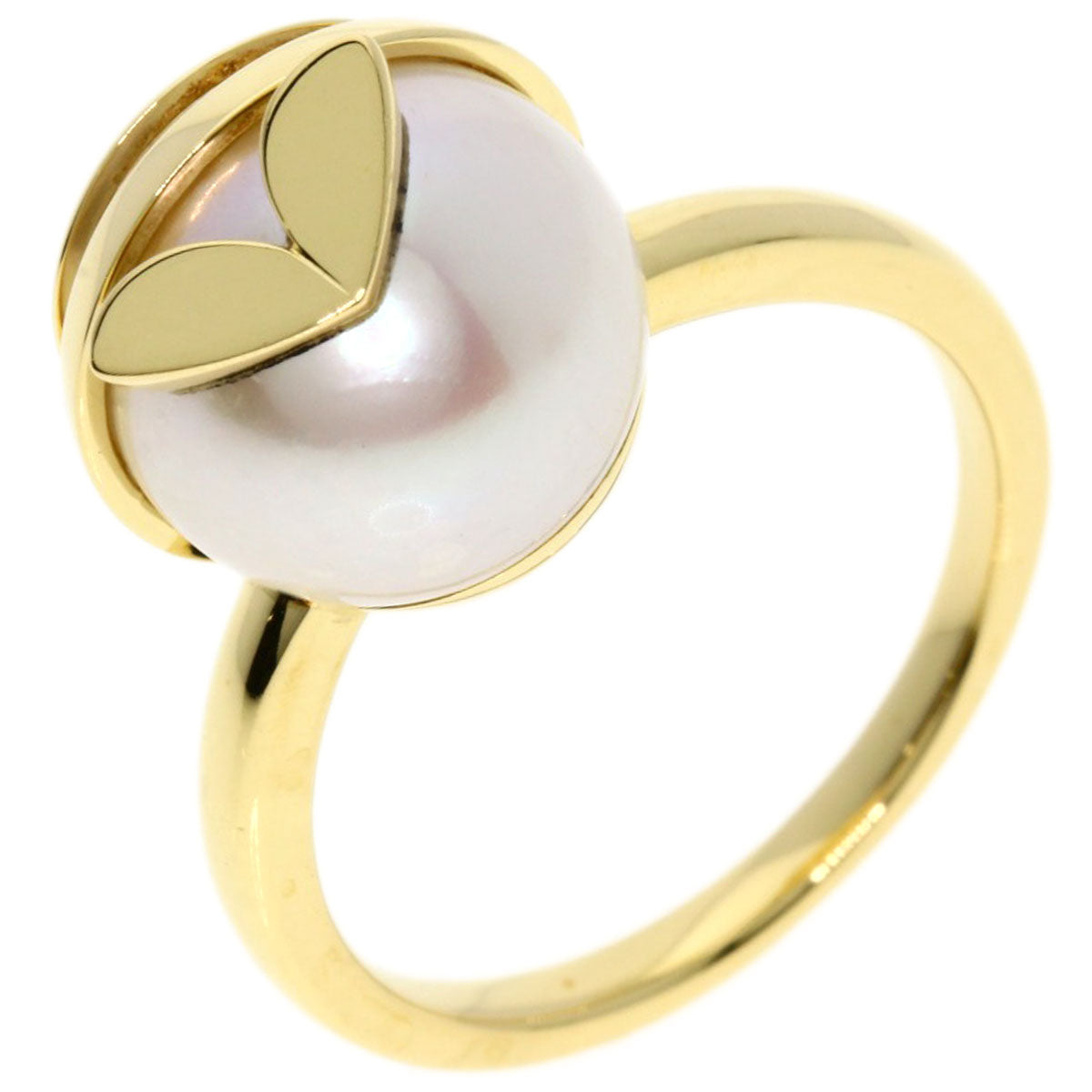 TASAKI   Ring Landscape Sculpture Pearl Pearl K18 Yellow Gold Ladies