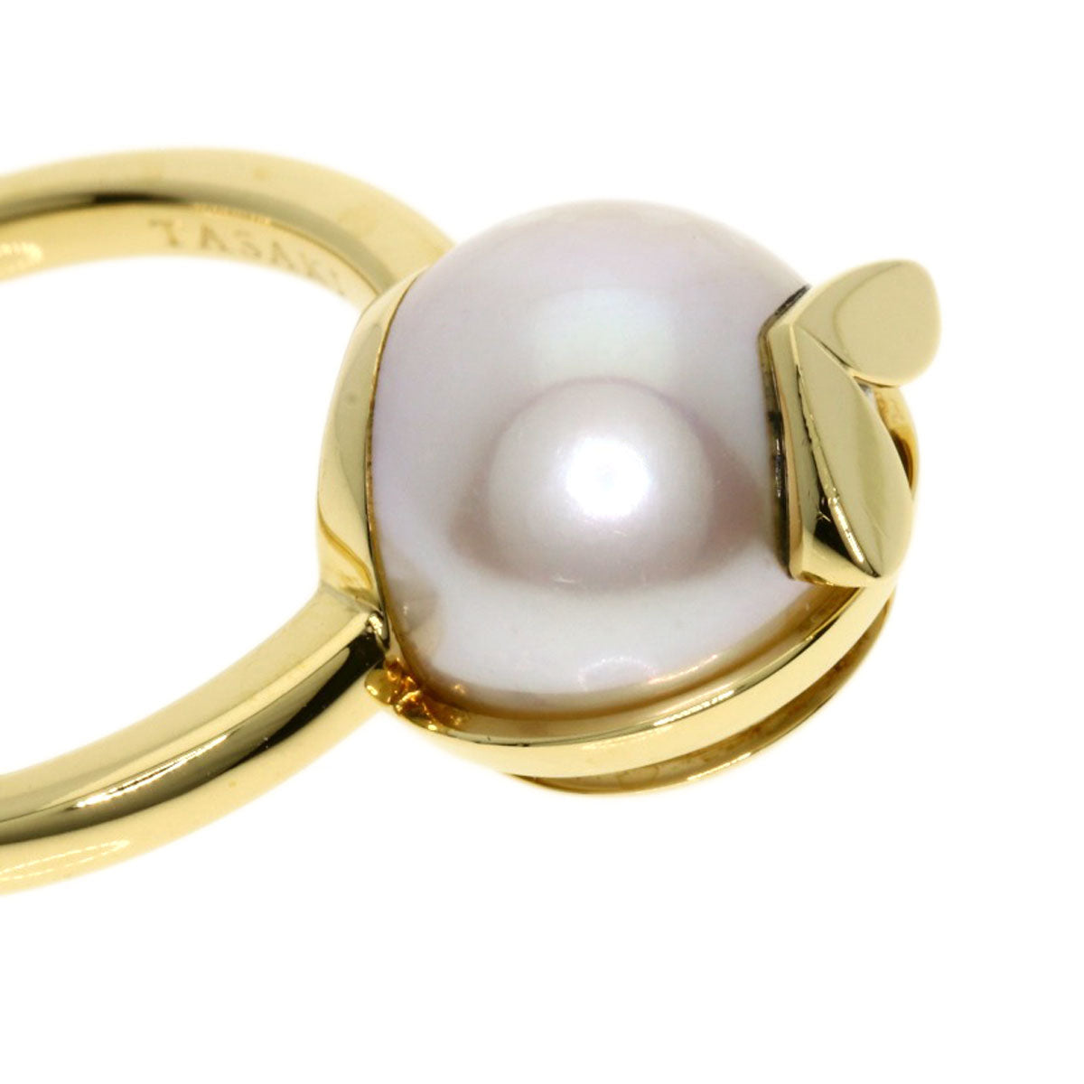 TASAKI   Ring Landscape Sculpture Pearl Pearl K18 Yellow Gold Ladies