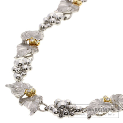 NOBUKO ISHIKAWA   Necklace Grape Diamond AsTime Platinum PT900 18K Yellow GoldLadies