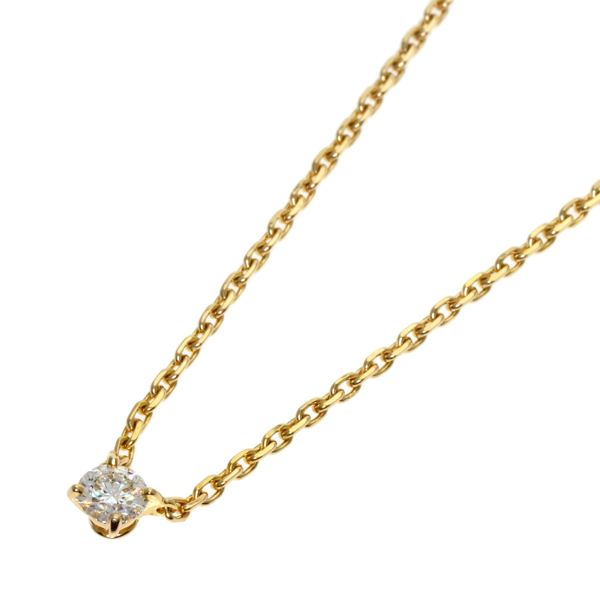 CARTIER   Necklace Love Support Diamond K18 Yellow Gold Ladies