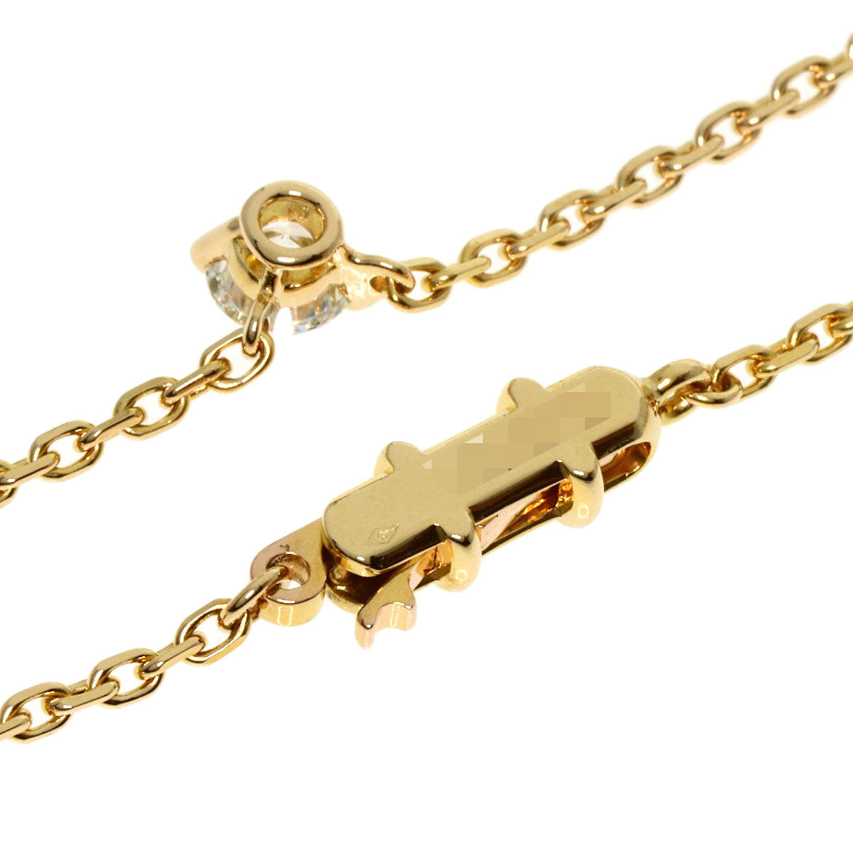 CARTIER   Necklace Love Support Diamond K18 Yellow Gold Ladies