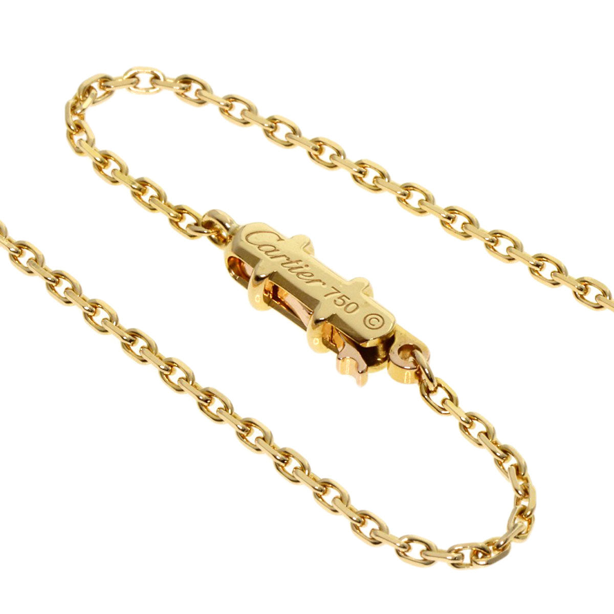 CARTIER   Necklace Love Support Diamond K18 Yellow Gold Ladies