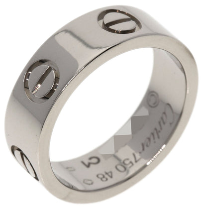 CARTIER   Ring love ring #48 K18 White Gold Ladies