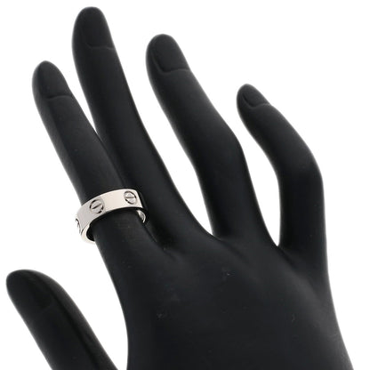 CARTIER   Ring love ring #48 K18 White Gold Ladies