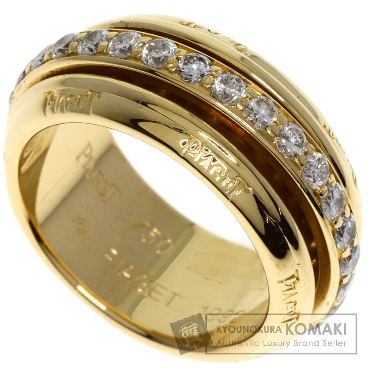 PIAGET   Ring possession Diamond Full Eternity #52 K18 Yellow Gold Ladies