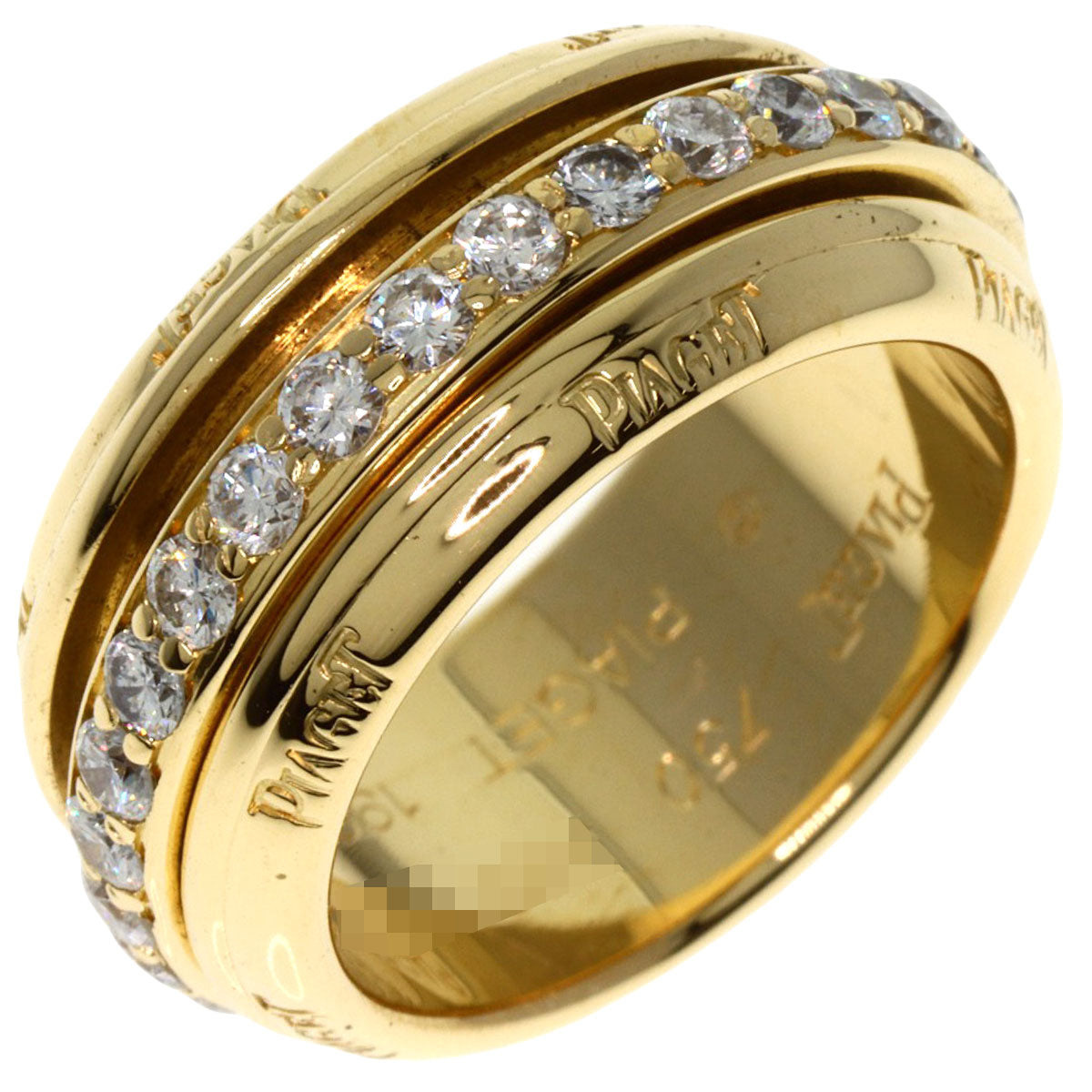 PIAGET   Ring possession Diamond Full Eternity #52 K18 Yellow Gold Ladies