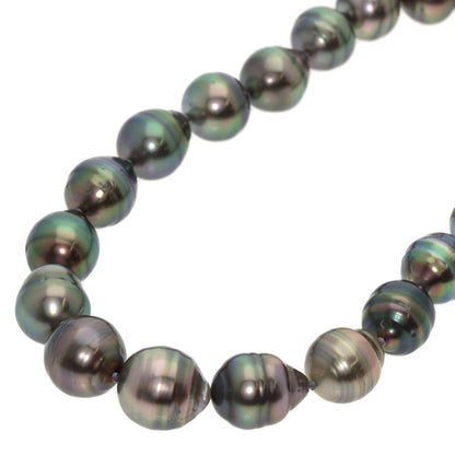 TASAKI Baroque Black Pearl Necklace Silver Ladies [Used]